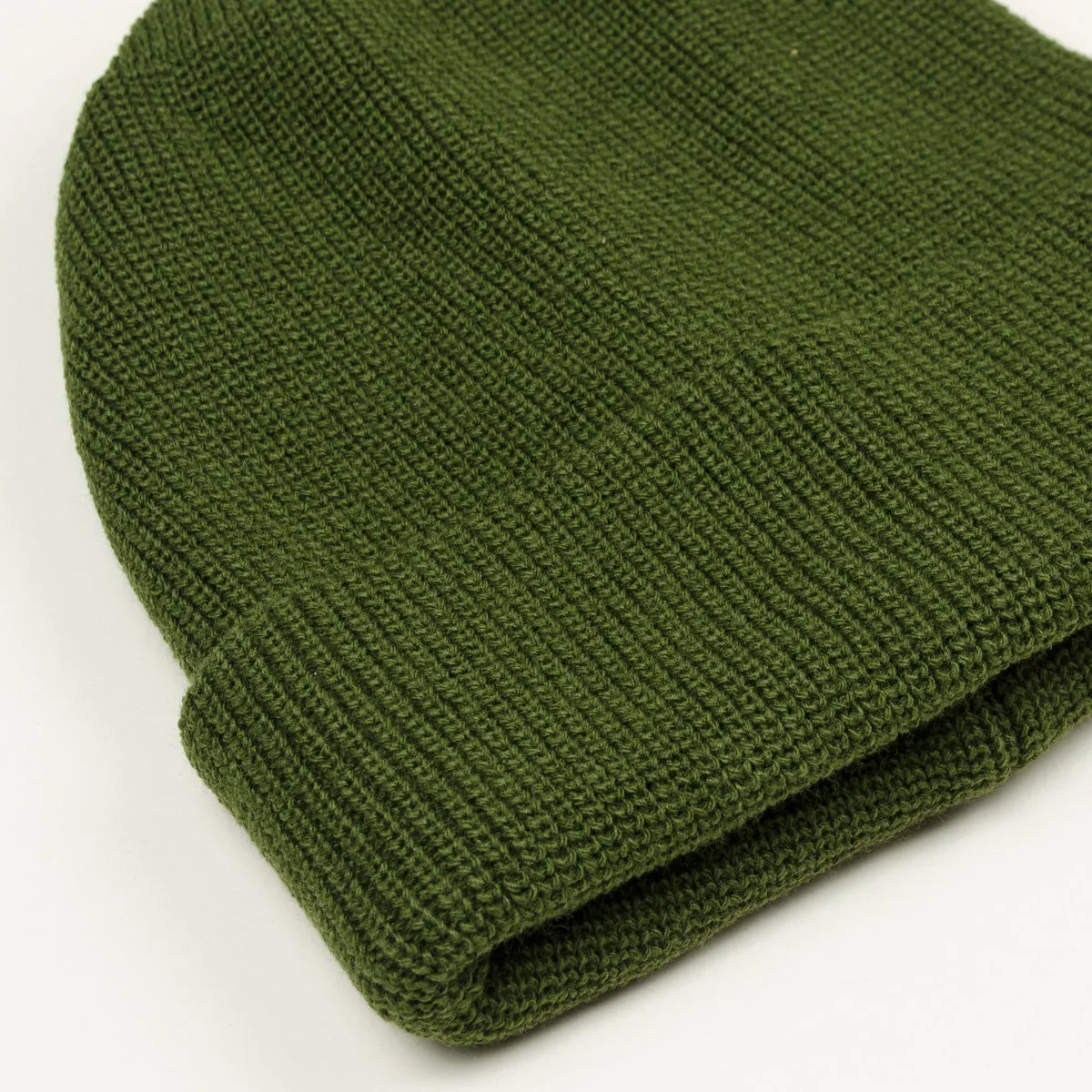 RoToTo - Bulky Watch Cap Beanie - Dark Olive