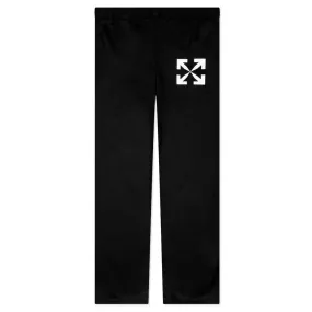 Single Arrow Slim Trackpant - Black/White