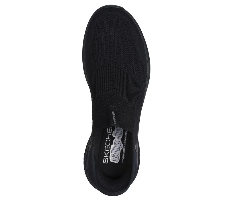 'Skechers' Men's Slip-Ins: Ultra Flex 3.0-Smooth Step - Black (Wide)