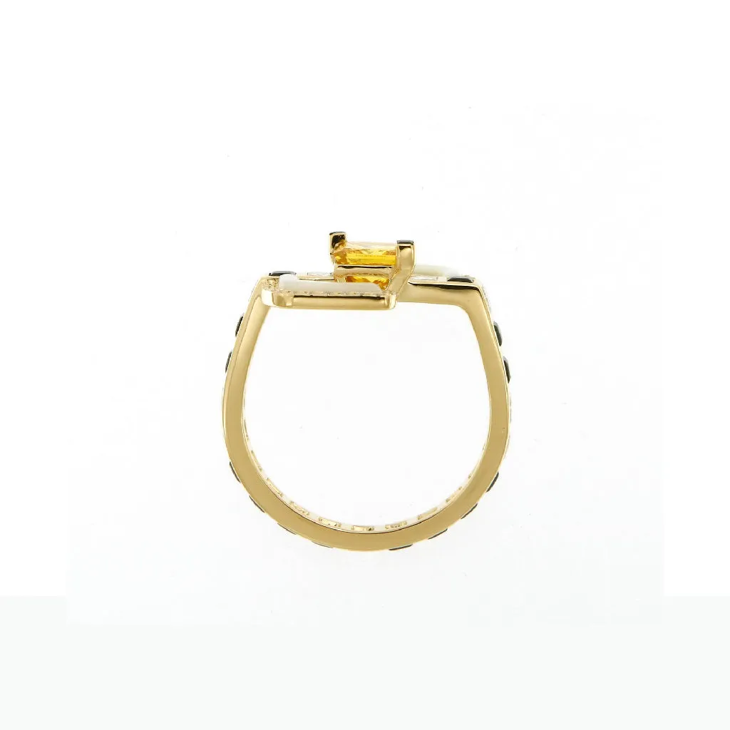 Solar Fine Saturn Cocktail Ring