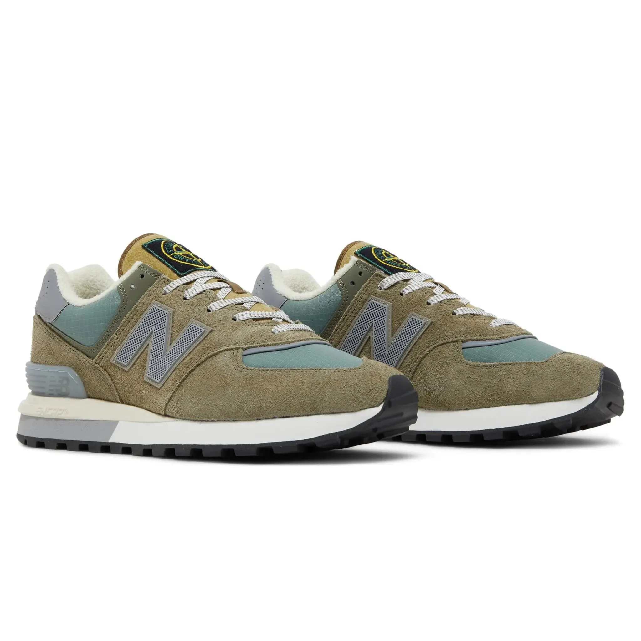 Stone Island x New Balance 574 Legacy Steel Blue