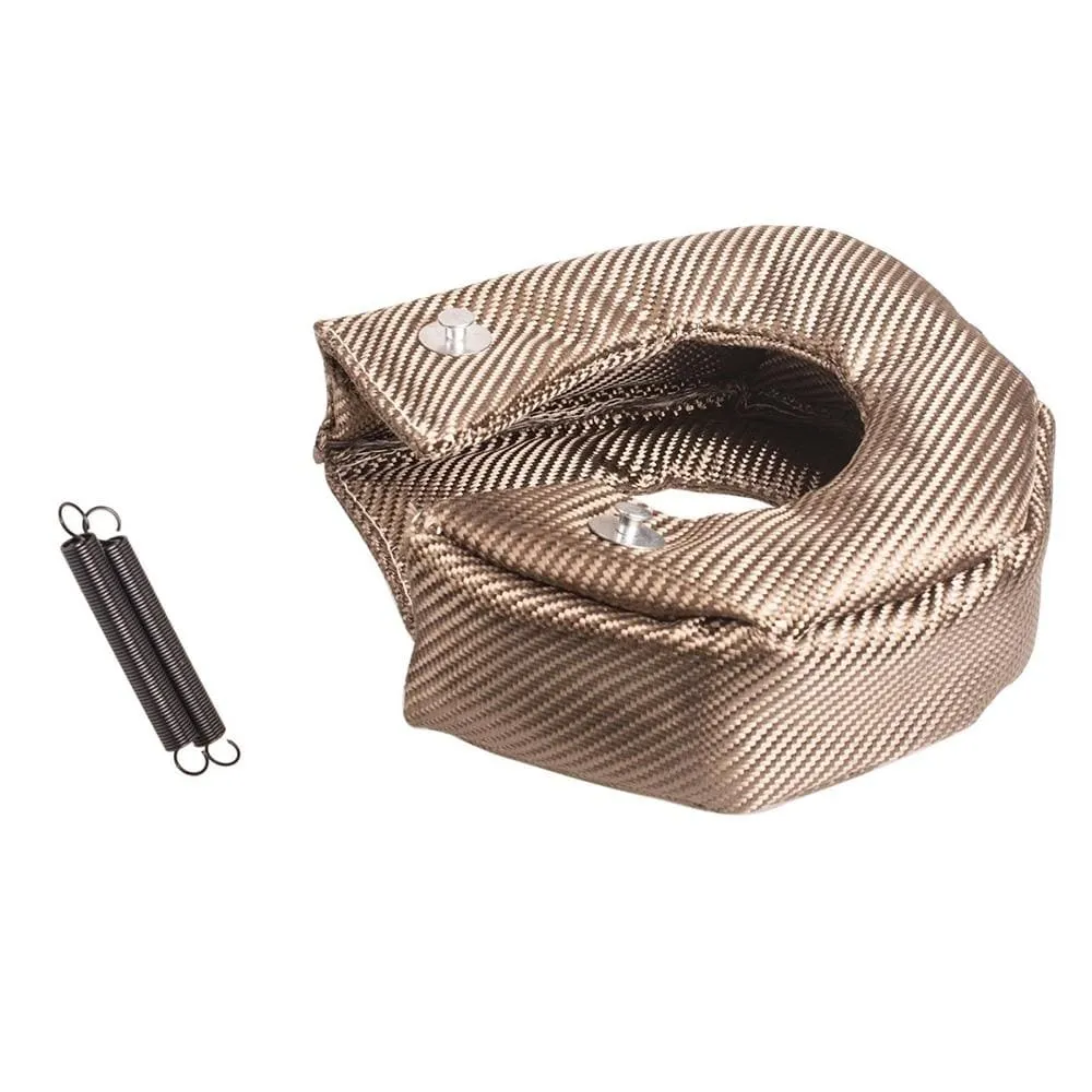 T25 T3 T4 T6 Titanium Turbo Blanket Heat Shield Barrier Charger Cover Wrap