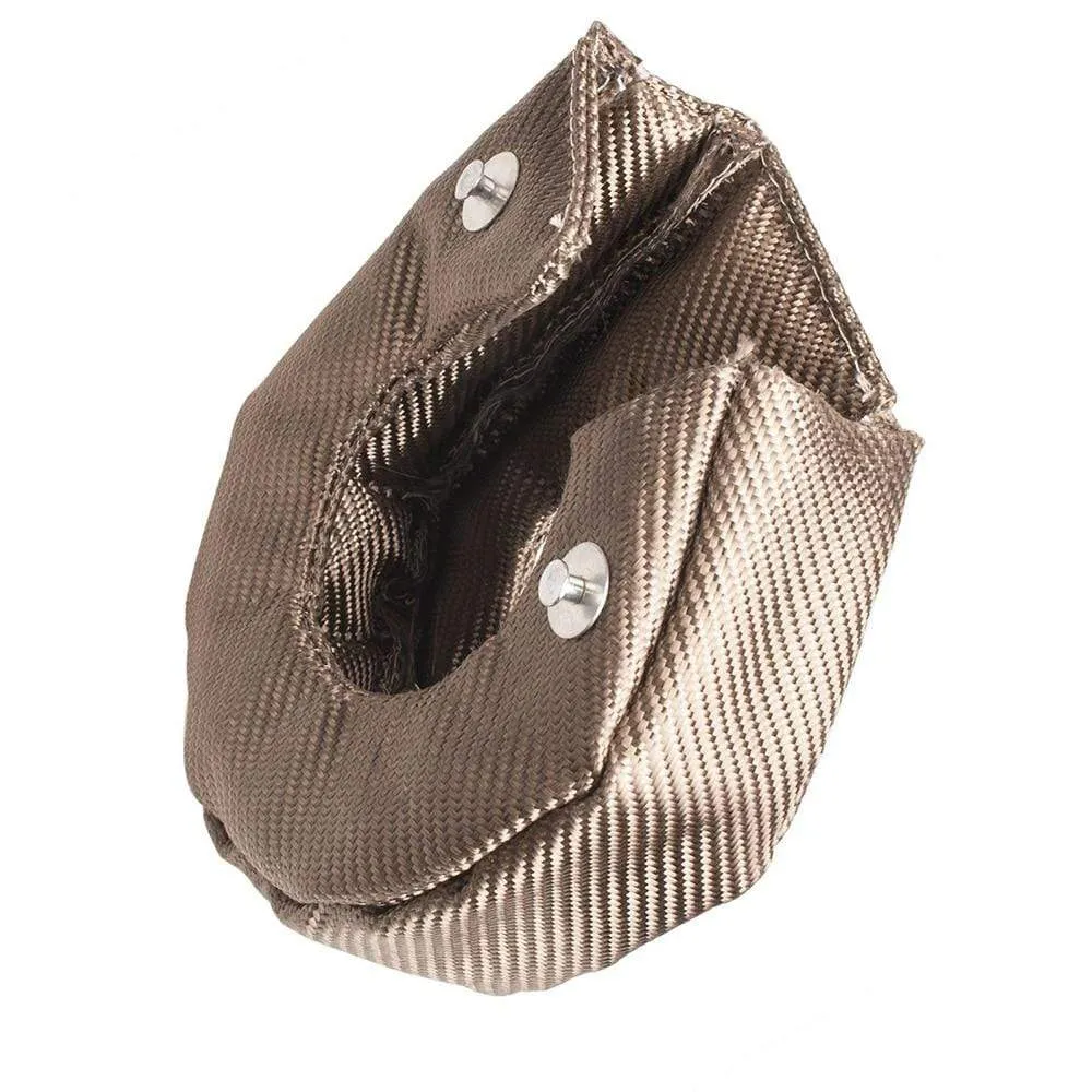 T25 T3 T4 T6 Titanium Turbo Blanket Heat Shield Barrier Charger Cover Wrap