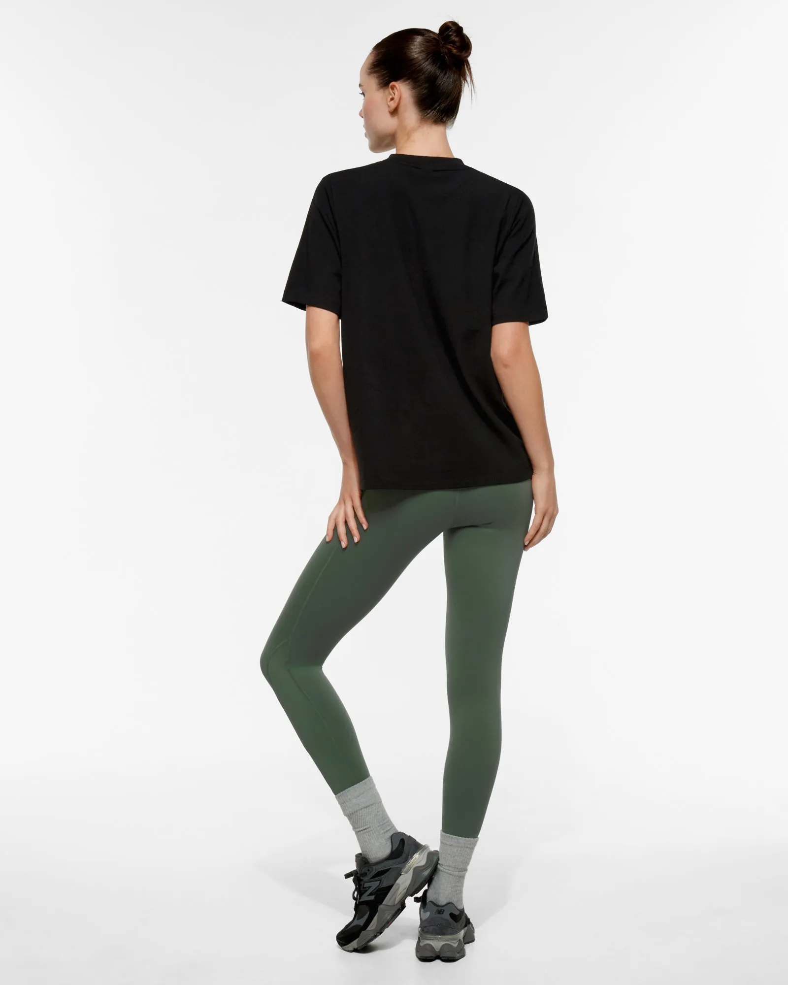 TRAVERSE BOXY MID-LAYER TEE BLACK