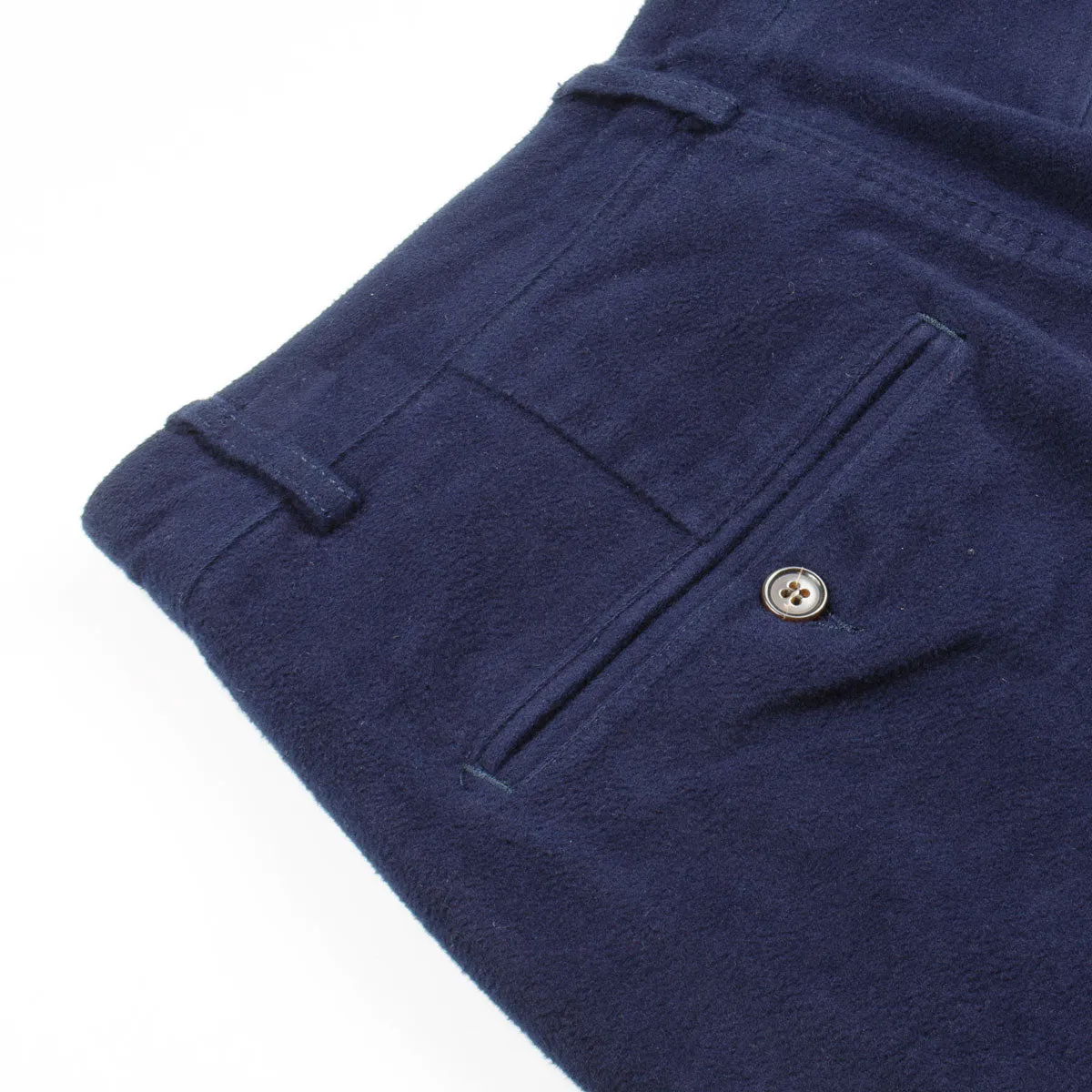 Universal Works - Military Chino Moleskin - Navy