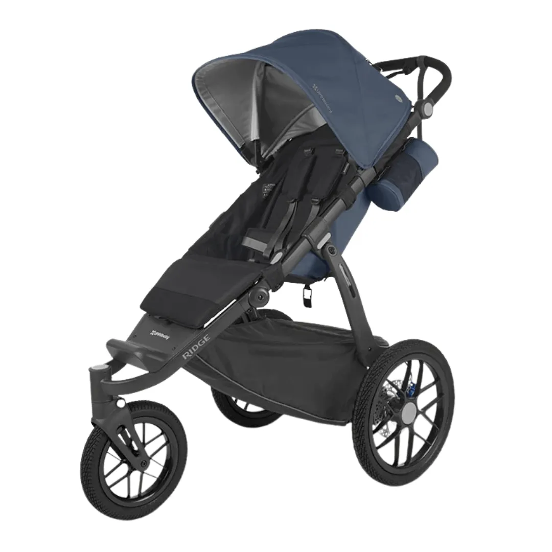 UPPAbaby Ridge All-Terrain with Cabriofix i-Size Car Seat and Base - Reggie/Noa