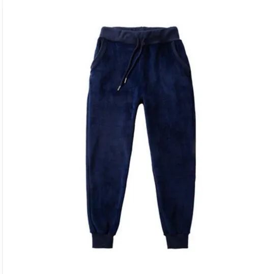 Velvet Sweatpants Warm Fleece Pants