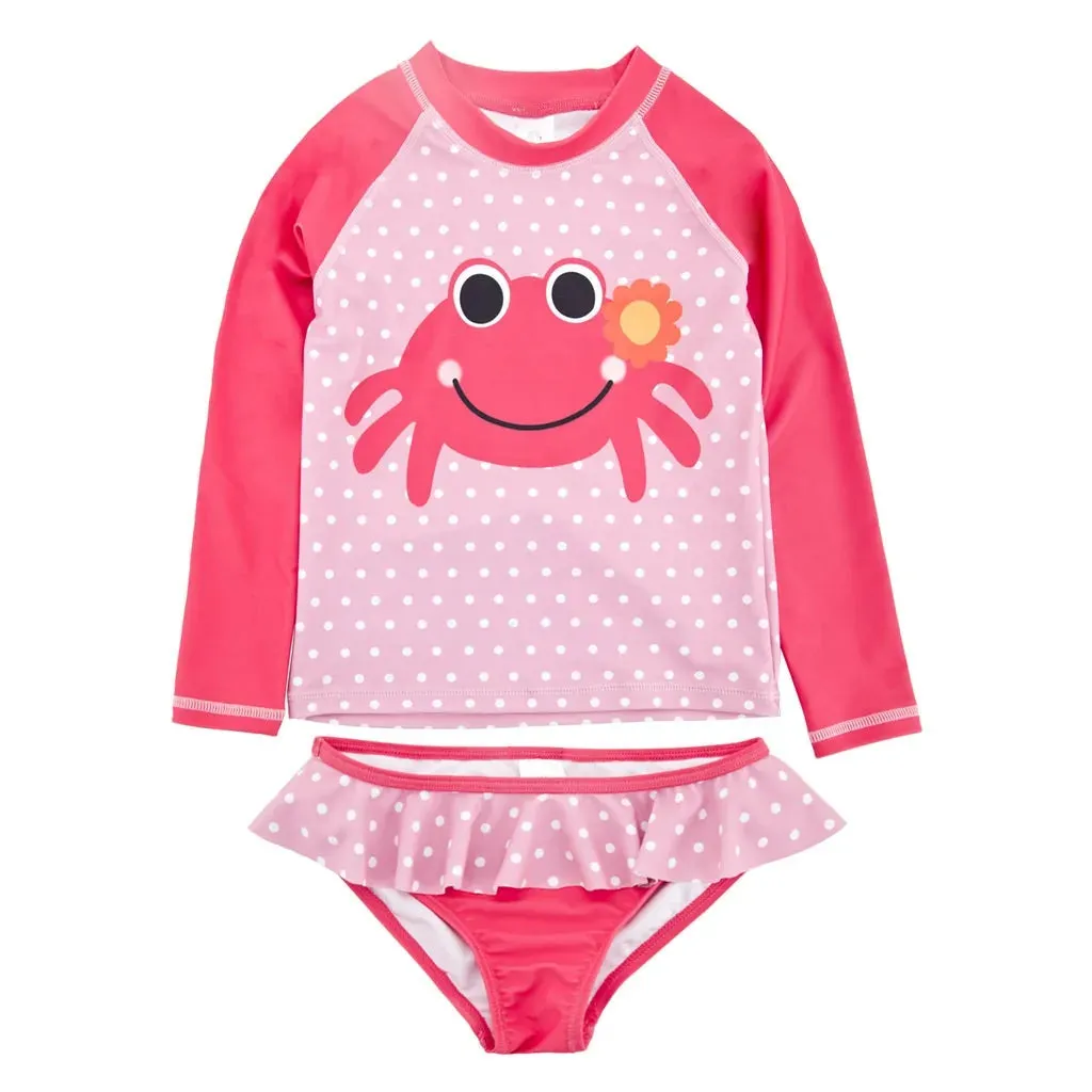 Watermelon Print Toddler Girls' Swimsuit