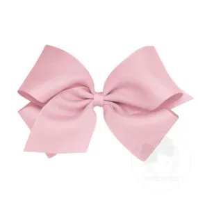 wee ones - Mini King Classic Grosgrain Girls Hair Bow (Plain Wrap)