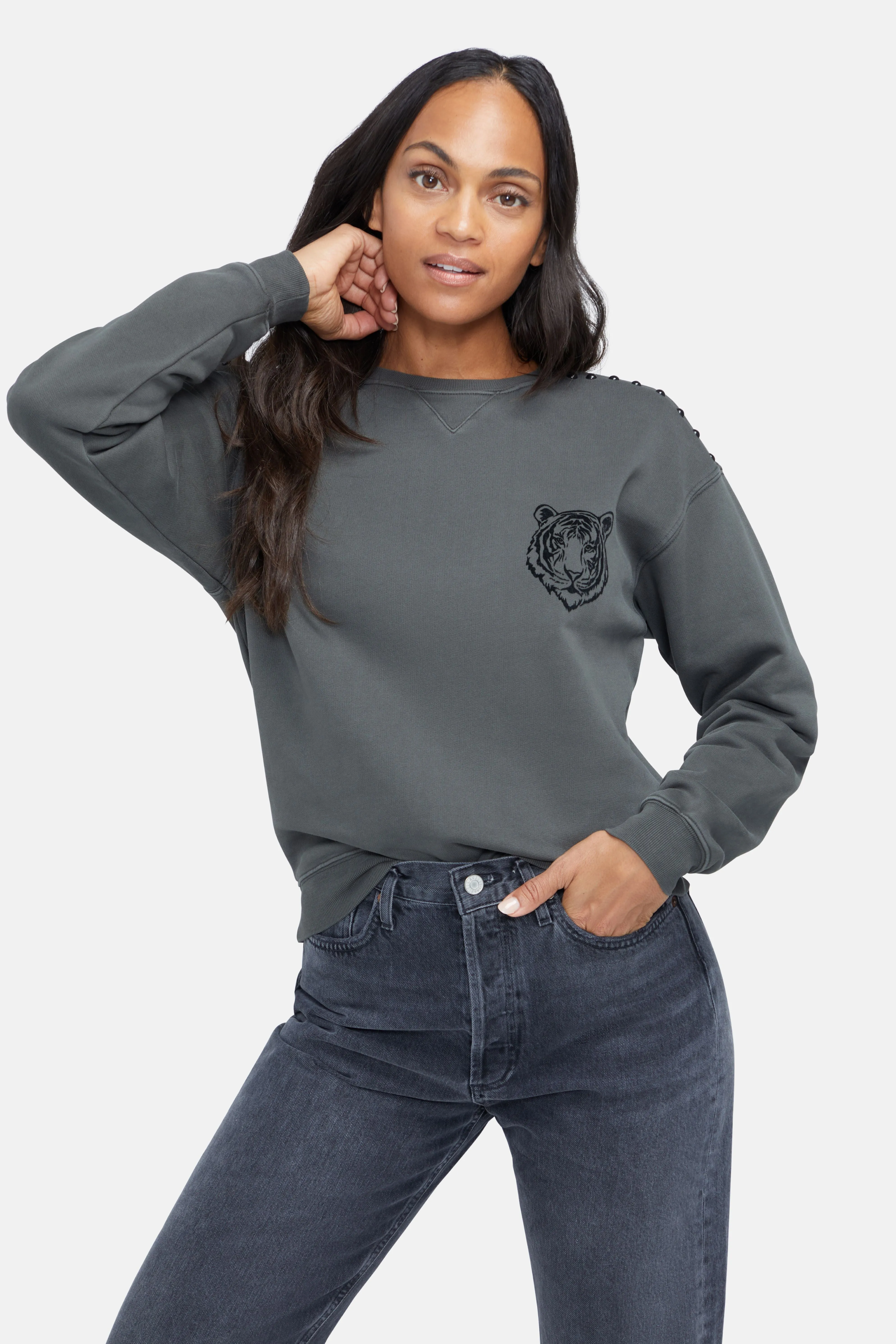 Wild Heart Cody Sweatshirt | Washed Black