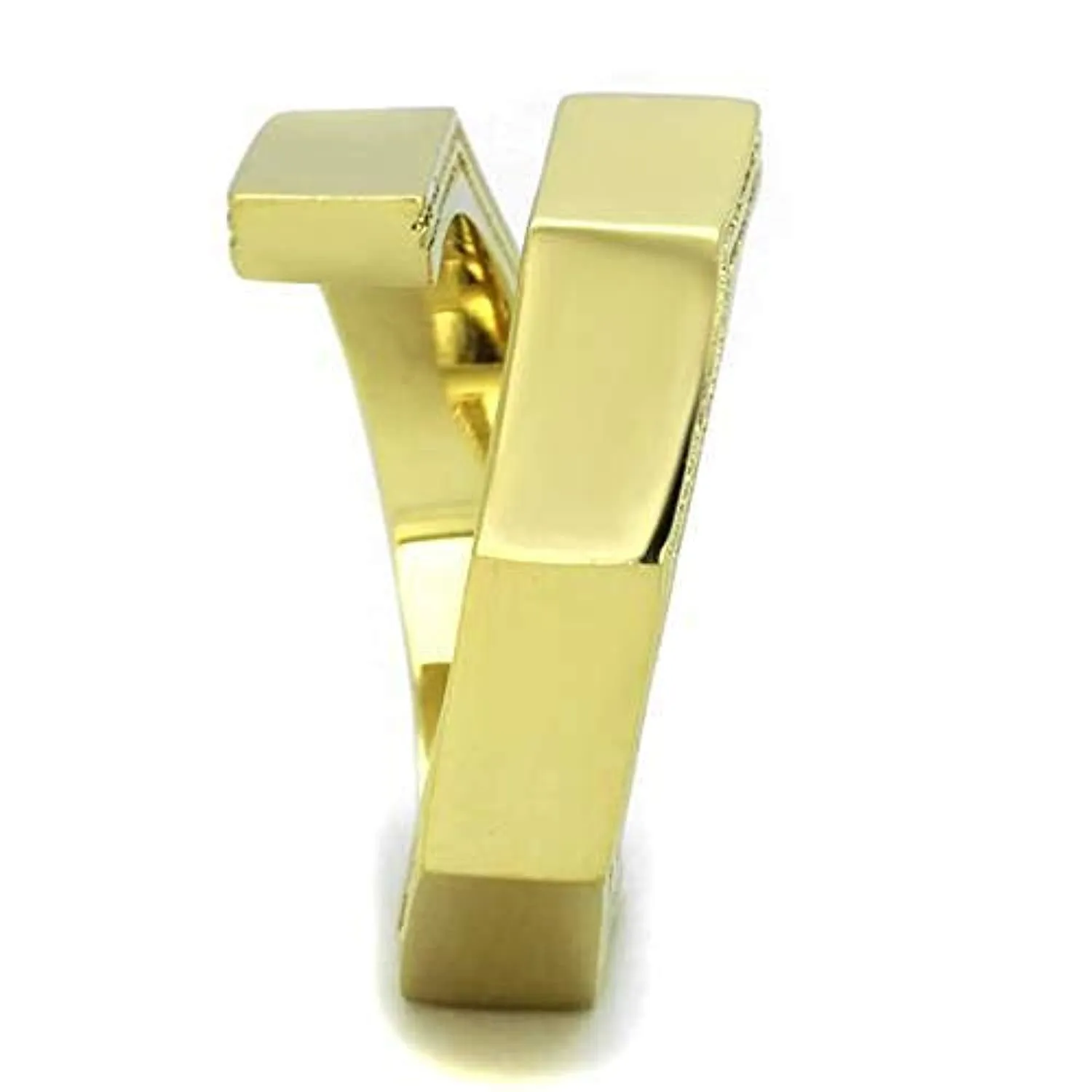 WildKlass Stainless Steel Ring IP Gold Women