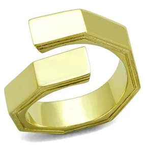 WildKlass Stainless Steel Ring IP Gold Women