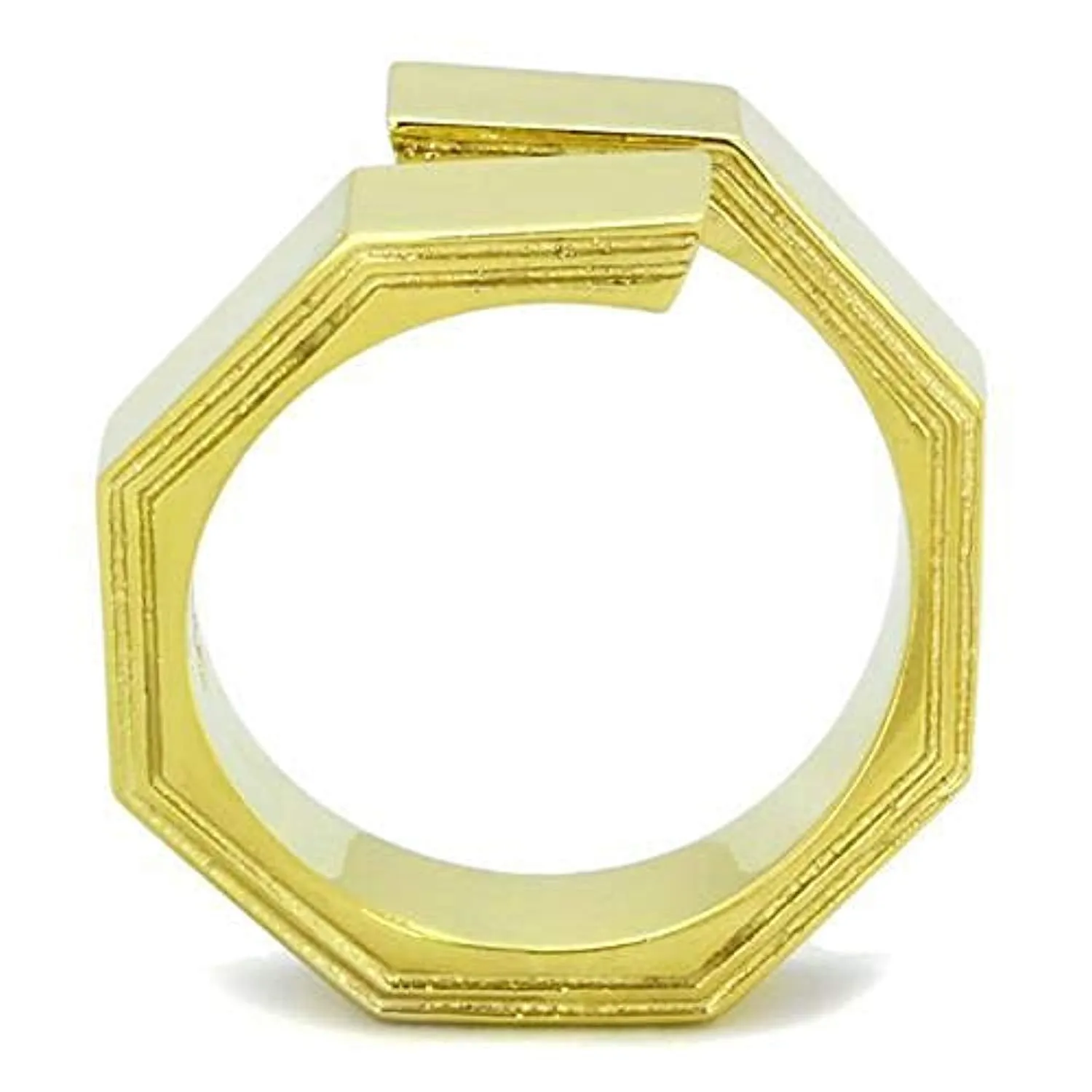 WildKlass Stainless Steel Ring IP Gold Women