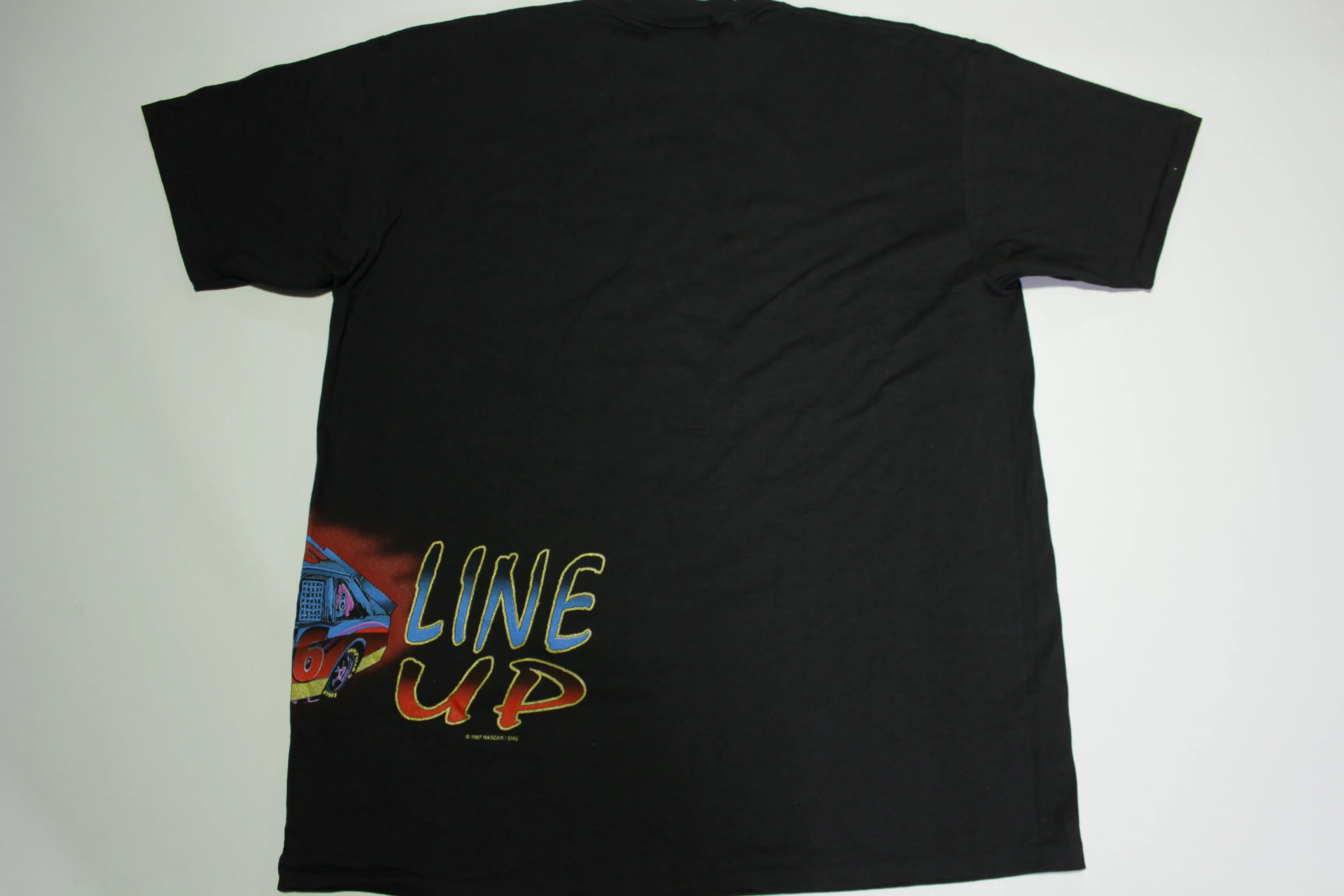 Winston Racing America's Sport Vintage 1997 Nascar Wrap Around Line Up T-Shirt