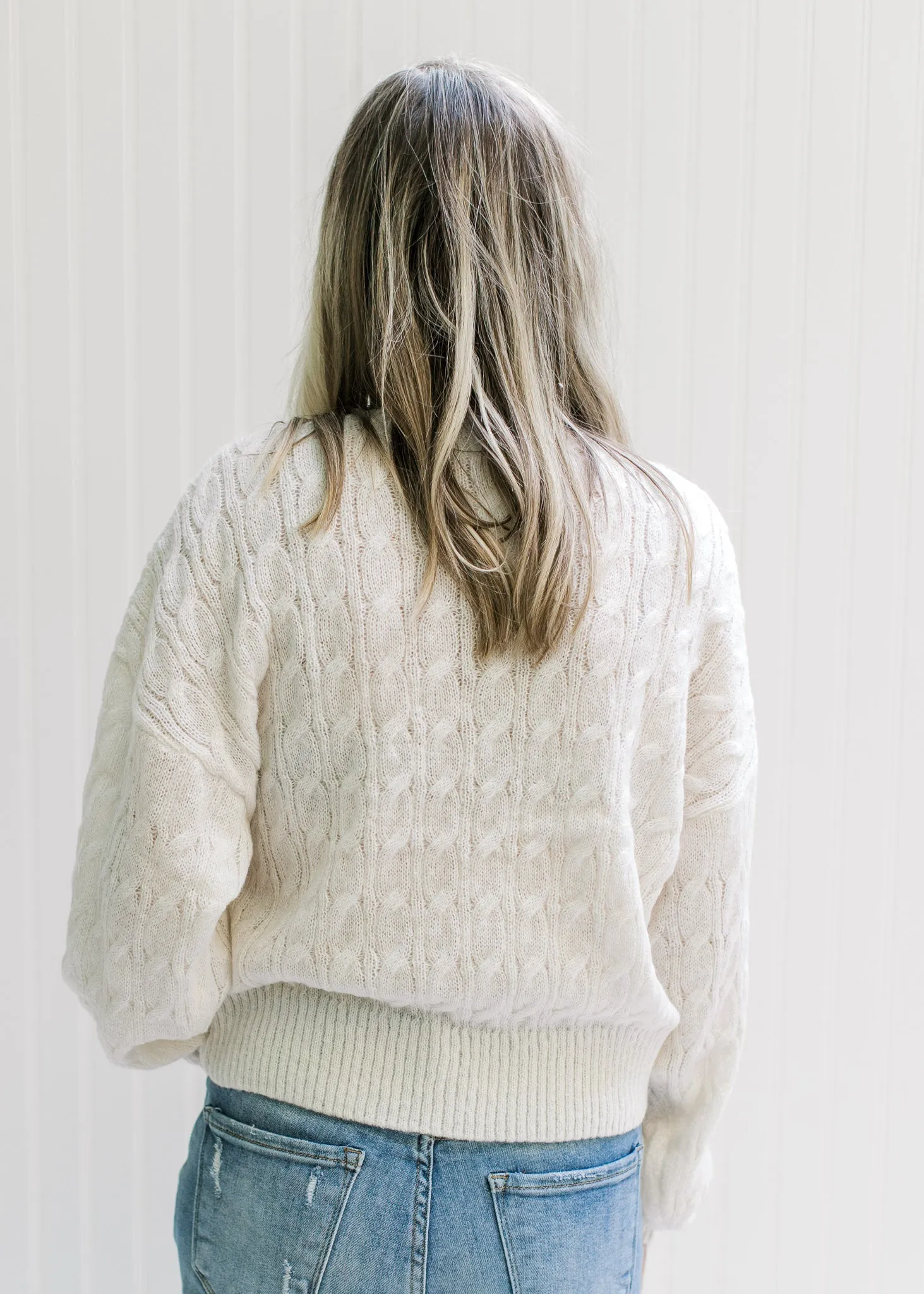 X Classic Cream Sweater